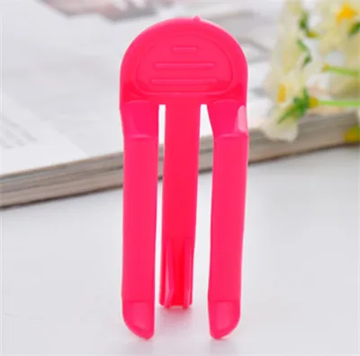 Garbage Bag Clip Candy Color Plastic anti-drop Waste Bin Bag Clip Kitchen Household Tool Trash Clip holder-1PC