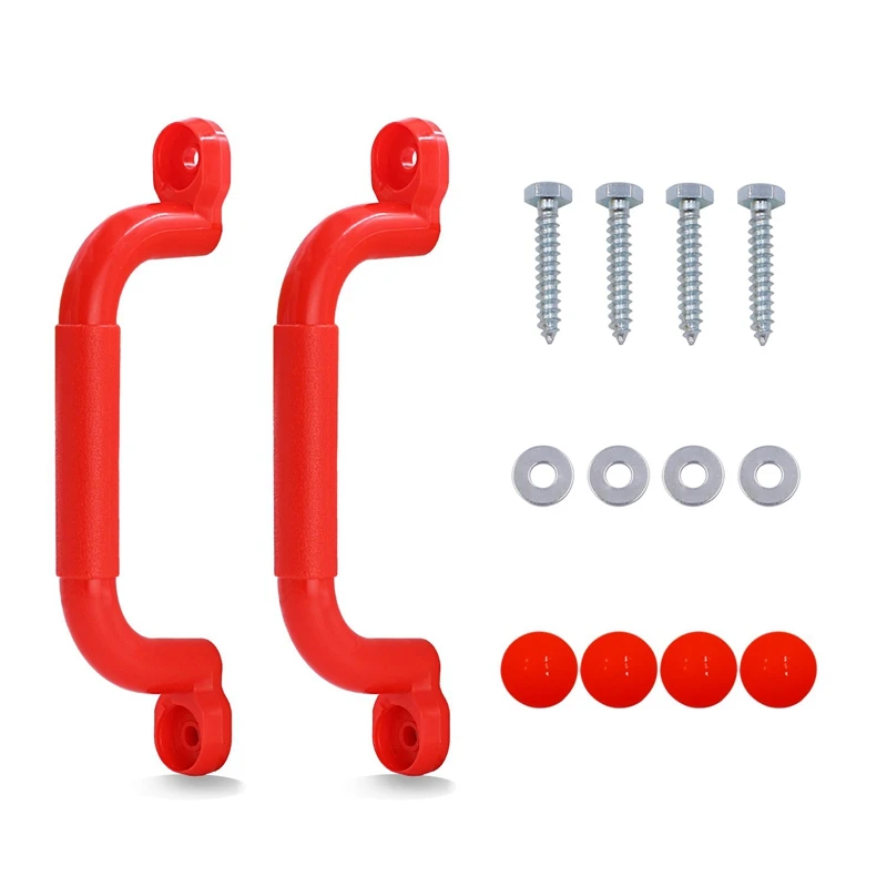 

1 Pair Children Playground Nonslip Handle Mounting Hardware Kits Climbing Frame Stair Handrail Swing Outdoor Sports Toy Accessor