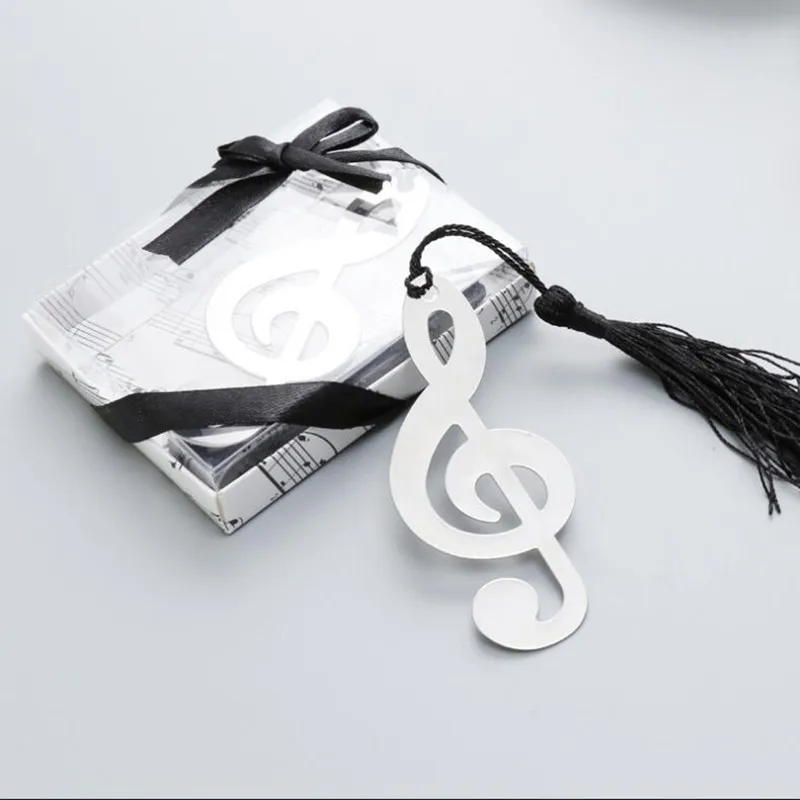 

50PCS Music Notation Bookmark Baptism Party Gifts Supplies Baby Shower Souvenirs Wedding Favors and Gifts For Guest