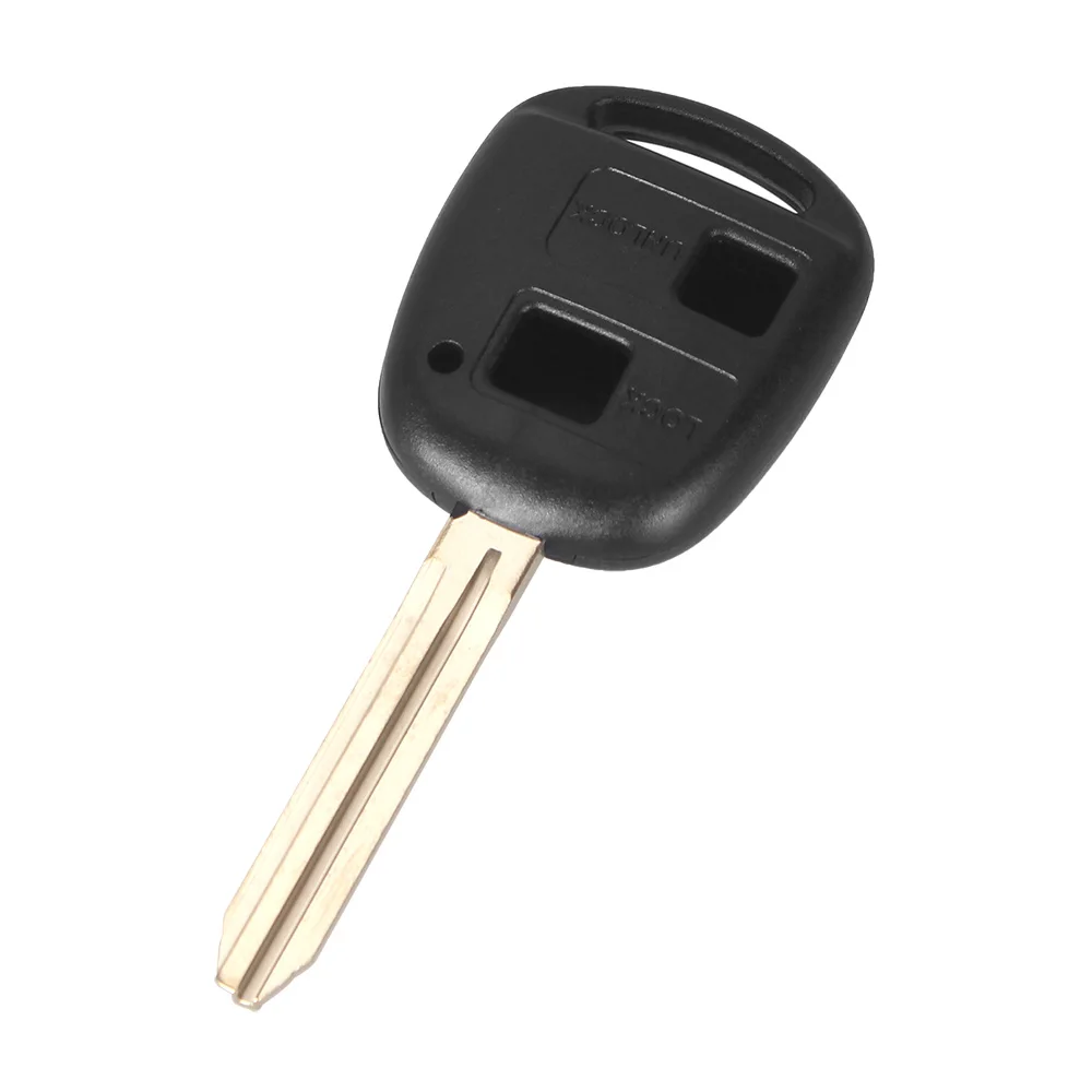 Брелок для ключей KEYYOU TOY41/TOY43/TOY47/TOY48 с 2 кнопками чехол Toyota Camry Rav4 Corolla Prado Yaris Tarago без