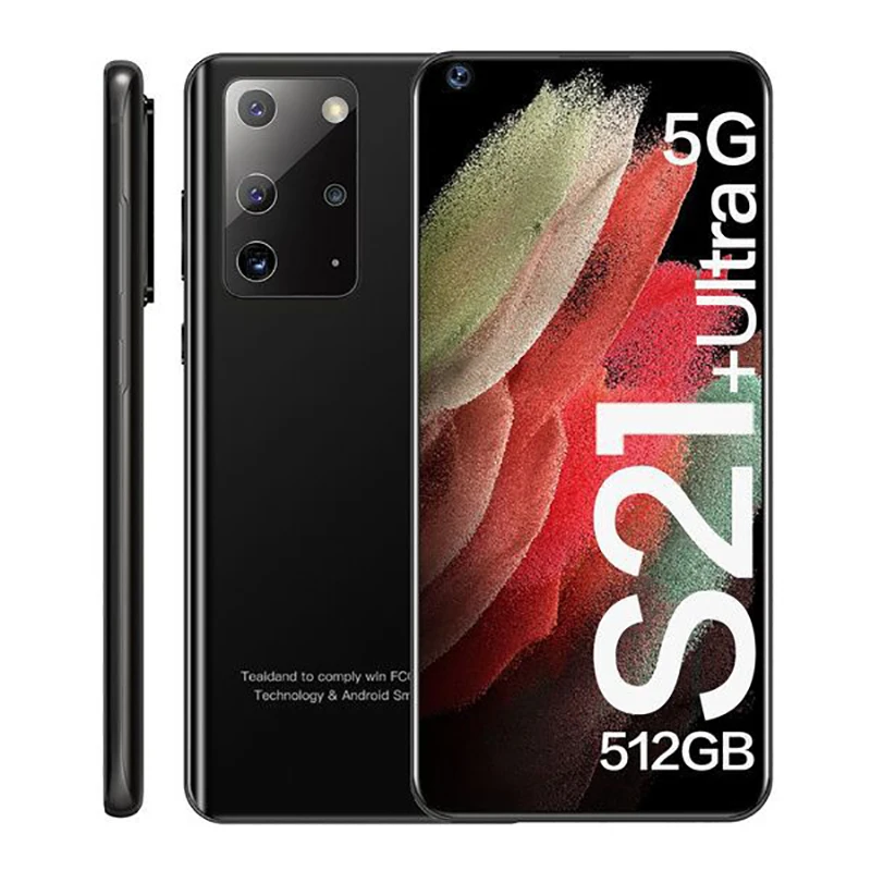 New Galxy S21+ Ultra Smartphone 7.2Inch Unlock Global Version 4G 5G Android10.0 32MP 12GB 512GB Celulares Mobile Cell Phone