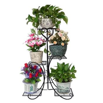 

Art Flower Rack Household Indoor Multi-storey Flower Rack Shelf Landing Type Balcony Flowerpot Shelves