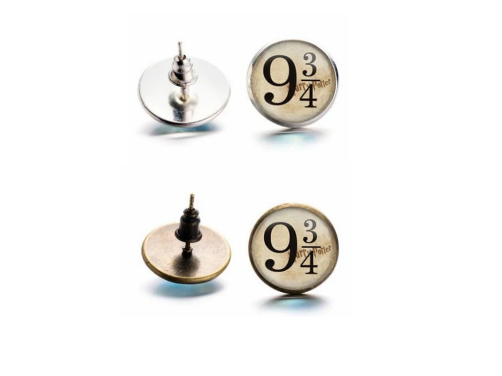 Harwel 9 3/4 Classic Time Gem Orecchini Potters Giocattoli Carini Per Bambini O Adulti