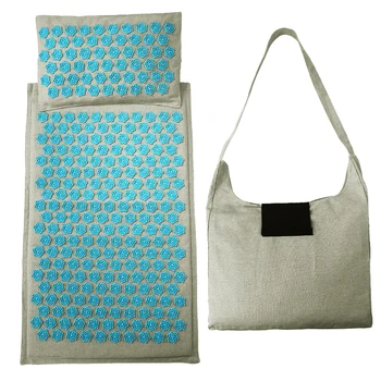 

Mat Lotus Spike Acupressure Massager Relaxation Stress Relief Cushion Yoga Mat Relieve Body Stress Pain Spike Yoga Mat