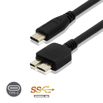 

5Gbps Data Connector 30cm USB3.1 Type-C to USB 2.0 Micro B Cable Installa Remove Convenient Simple Adapter Cord