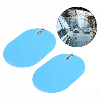 

2xRainproof Car Rearview Mirror Sticker Anti-Fog Protective Film Rain Shield Kit