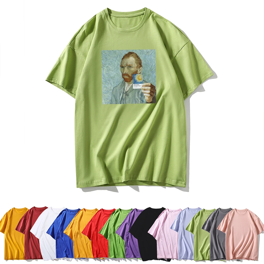 

Van Gogh Woman Tshirts Camisetas De Cuadros Famosos Goghvinci Gogh Store Camiseta De Cuadros Famosos Vintage Aesthetic Clothes