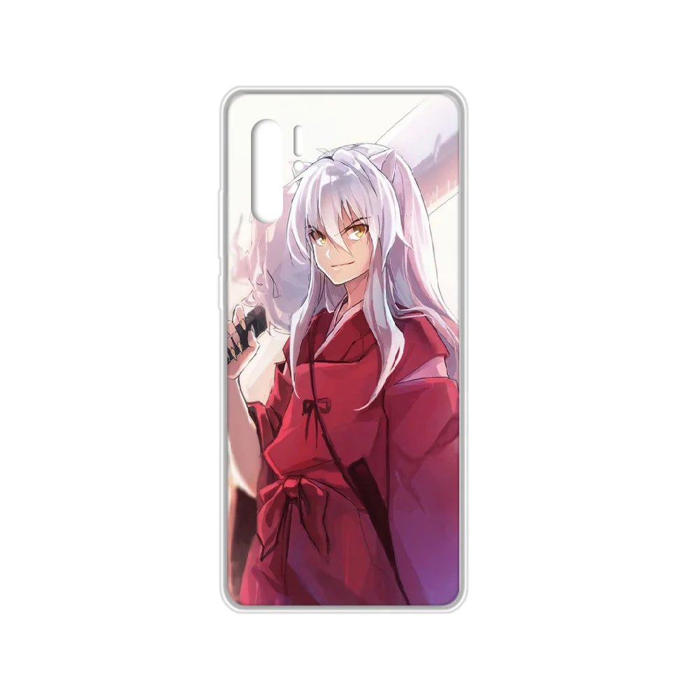 Аниме Inuyasha чехол для телефона HUAWEI p 8 9 10 20 30 40 P pro Smart 2017 2019 Z lite Прозрачный Бампер