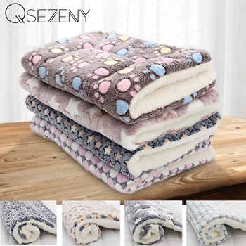 

2020 New Soft Flannel Thickened Pet Soft Fleece Pad Pet Blanket Bed Mat For Puppy Dog Cat Sofa Cushion Home Rug