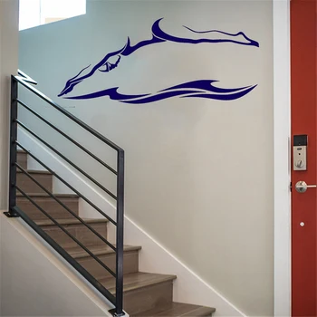 

Beautiful Women Swimmer Swimming Wall Sticker Decal Posters Wall Decals Decor Mural Swimming Wall Decal Vinyl ov149