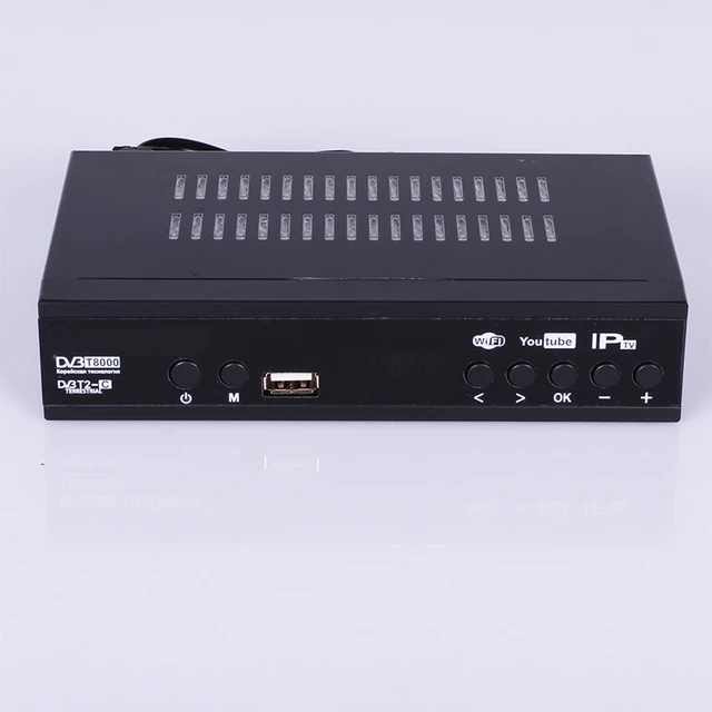 UBISHENG-receptor de televisión Digital terrestre 1080P T2, decodificador  FTA DVBT2 H.264, compatible con PVR, EPG, WiFi, sintonizador de TV -  AliExpress