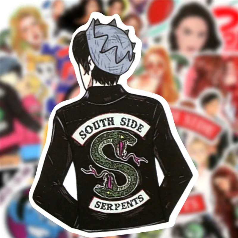 Patches Heat Transfer Jacket Applique Iron On Sticker For Clothes Riverdale South Side Serpents (6)