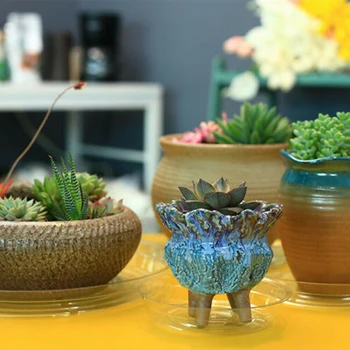 

15PCS 6/8/10Inch Garden PET Plastic Plant Indoor Transparent Flower Pot Tray Flower Pot Mat(6Inch/8Inch/10Inch,5 Of Each Size,)
