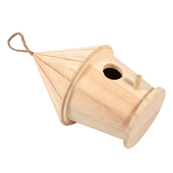 

1PC New Fashion Nest Bird House Home Garden Hanging Birdhouses Yard Decoration Creative Birds Boxes Pet Supply Accessories