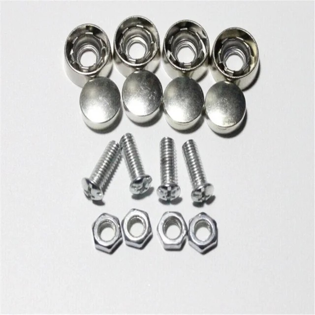 Car License Plate Bolts Screws