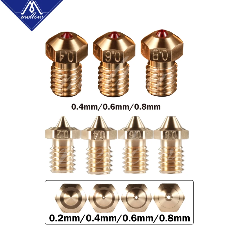 3d принтер Blv Mgn Cube V6 латунь/красный распылитель Hotend для 12 В/24 В 40 Вт картридж и термистор E3D V6 Prusa I3 Mk3s Mk2/2,5