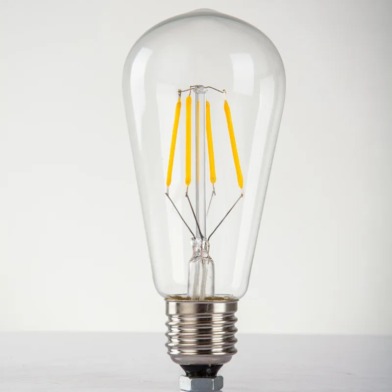 Светильник ПА накаливания Retro Edison E27 220 В 2 Вт 4 6 8 12 16 ST64 нити лампы винтажные |