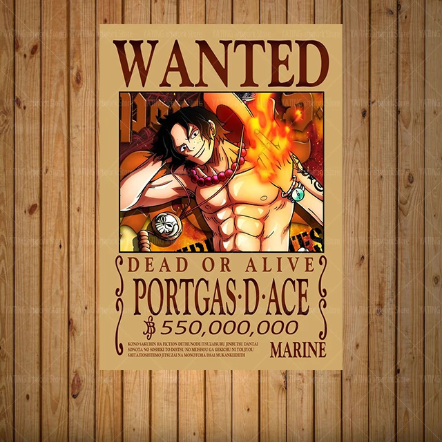 One Piece Luffy Canvas Painting Anime Retro Wanted Character Poster Wall Art Print Modern Home Children's Bedroom Decoration Mur