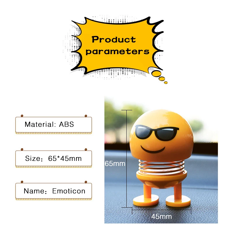 Car Shaking Head Toys Ornaments Bobblehead Nod Dolls Cute Cartoon Funny Wobble Head Robot Car Decoration Interior Accessories Car Shaking Head Toys Ornaments Bobblehead Nod Dolls Cute Cartoon Funny Wobble Head Robot Car Decoration Interior Accessories