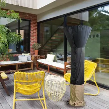 

Patio Standup Heater Cover Outdoor Water-Resistant Rainproof Heater Cover for Stand-Up Heater