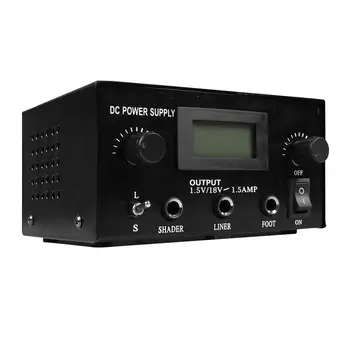 

Adjustable Power Source Voltage Stabilizer High-quality Lightweight Strong Power Durable LCD Display Tattoo Power Supply