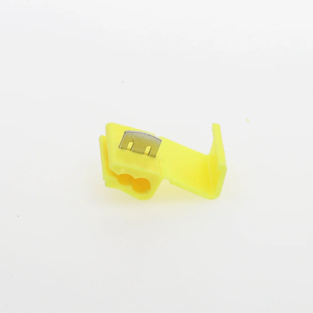 50 шт. желтый 4-6 мм скотч замок обжимные клеммы электрические кабельные разъемы быстрый фиксатор соединения провода обжимные клеммы