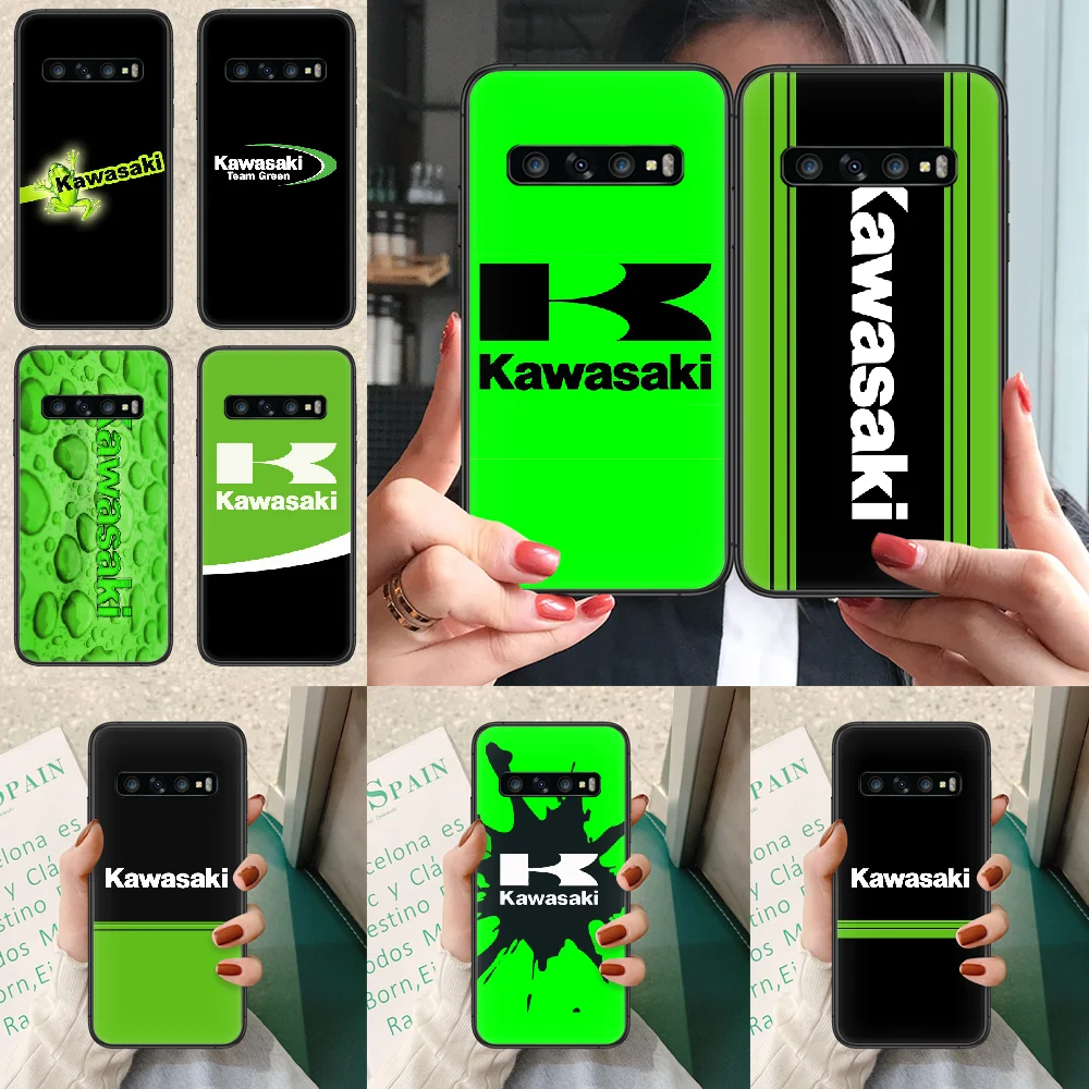 

Kawasaki Ninja moto Phone case For Samsung Galaxy Note S 8 9 10 20 Plus E Lite Uitra black hoesjes fashion Etui pretty coque