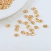 50PCS 5x6MM 9x9.6MM  24K Gold Color Plated Brass Spacer Beads Beads Caps High Quality Diy Jewelry Accessories ► Photo 3/6