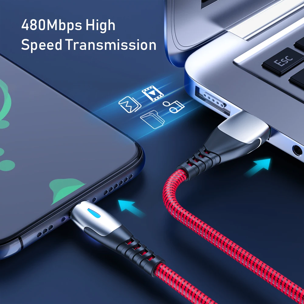 USB C кабель для передачи данных Xiaomi Mi 8 9 9T Redmi K20 Note 7 5A Быстрая зарядка Type Samsung S8 S9 S10