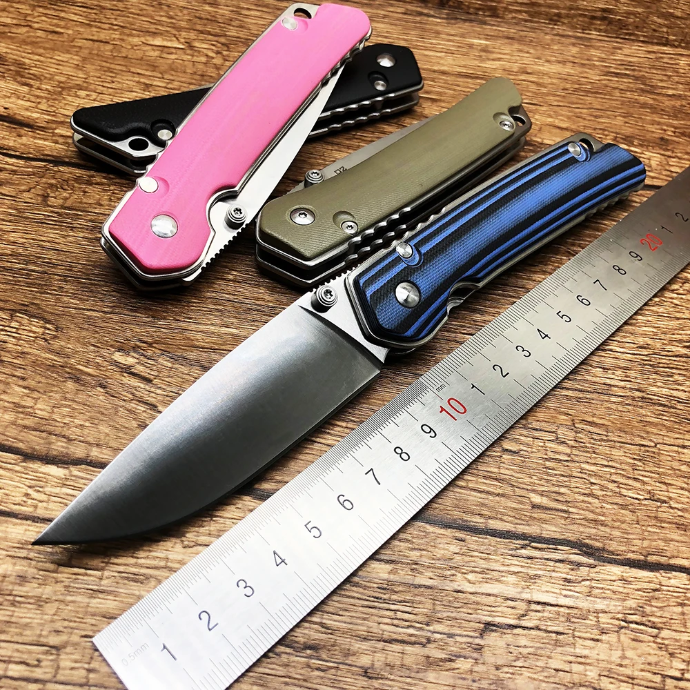 BMT 58 60HRC дикий кабан выживания складной нож D2 лезвие G10 ручка карманные ножи для