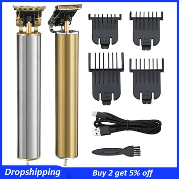 

Hair Clippers Barber Electric Hair Trimmer for Men USB Rechargeable Baldheaded Cordless Shaver Trimmer Hair Cutting Machine