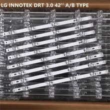 Светодиодный Подсветка полоса 8 лампа для LG 42 дюйма ТВ INNOTEK DRT 3,0 4" 6916L 1709B 1710B 1957E 1956E 6916L-1956A 6916L-1957A 42LB561v