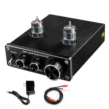 

FX AUDIO TUBE-03 Tube Preamp GE5654 Hi-Fi Tube Preamplifier with Bass & Treble Control Home Theater Stereo Audio Preamplifier