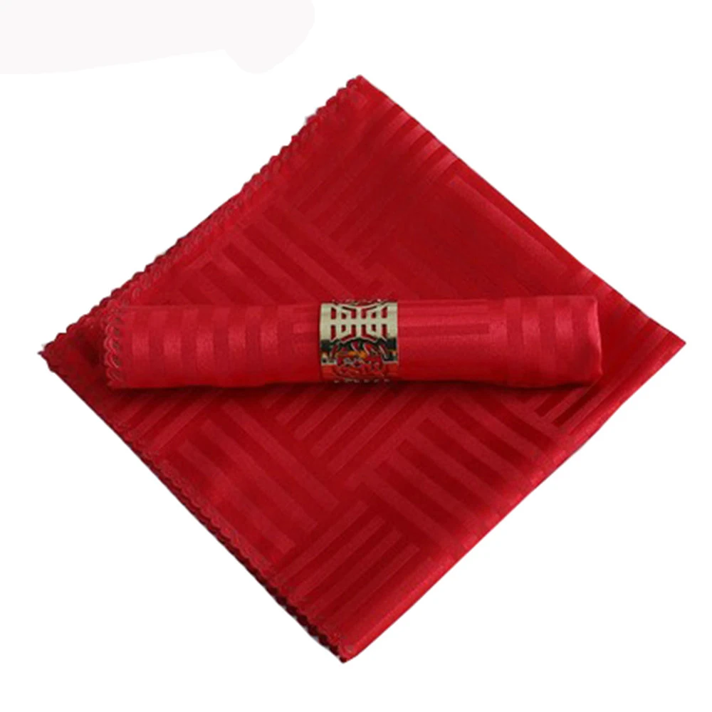 10pcs/lot Dinner Napkins Table Napkins Cloth Birthday Home Party HoteL