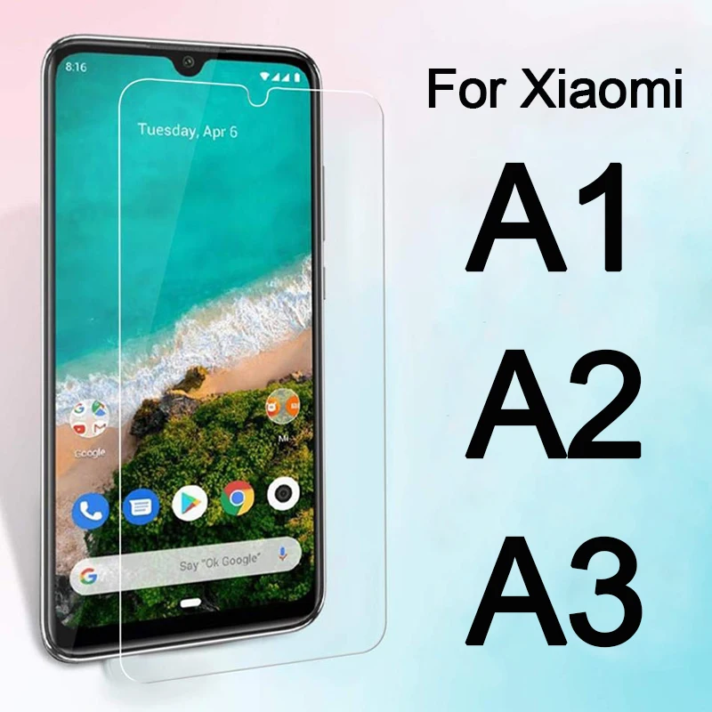 

mi a 3 Protective glass On Ksiomi A3 A2 A1 A 2 1 For Xiaomi 3A 2A 1A MiA3 MiA2 Screen Protector armored sheet Tempered Glas Film