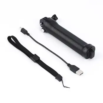 

Black 3300mah Power Bank Handheld Grip Suitable for Gopro Hero GP262 DJI Bundle 1 ACEHE ABS