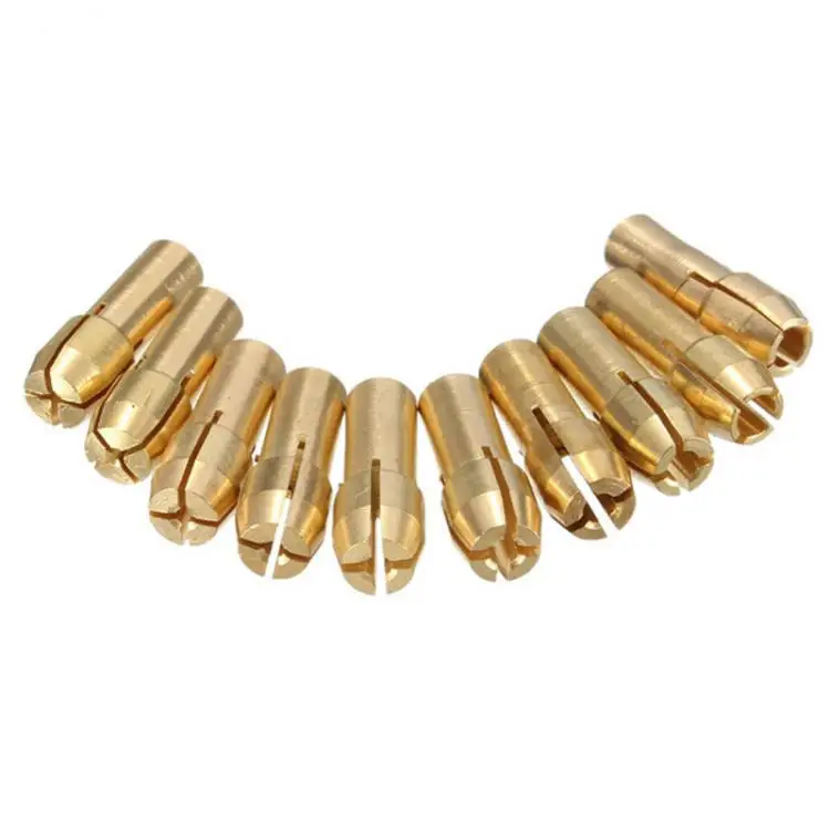 5/7/10pcs Drill Chuck Collets Set of Quick Chuck  0.5 0.8 1.0 1.2 1.5 1.8 2.0 2.4 3.0 3.2mm Set Fit Nut Mini Tools