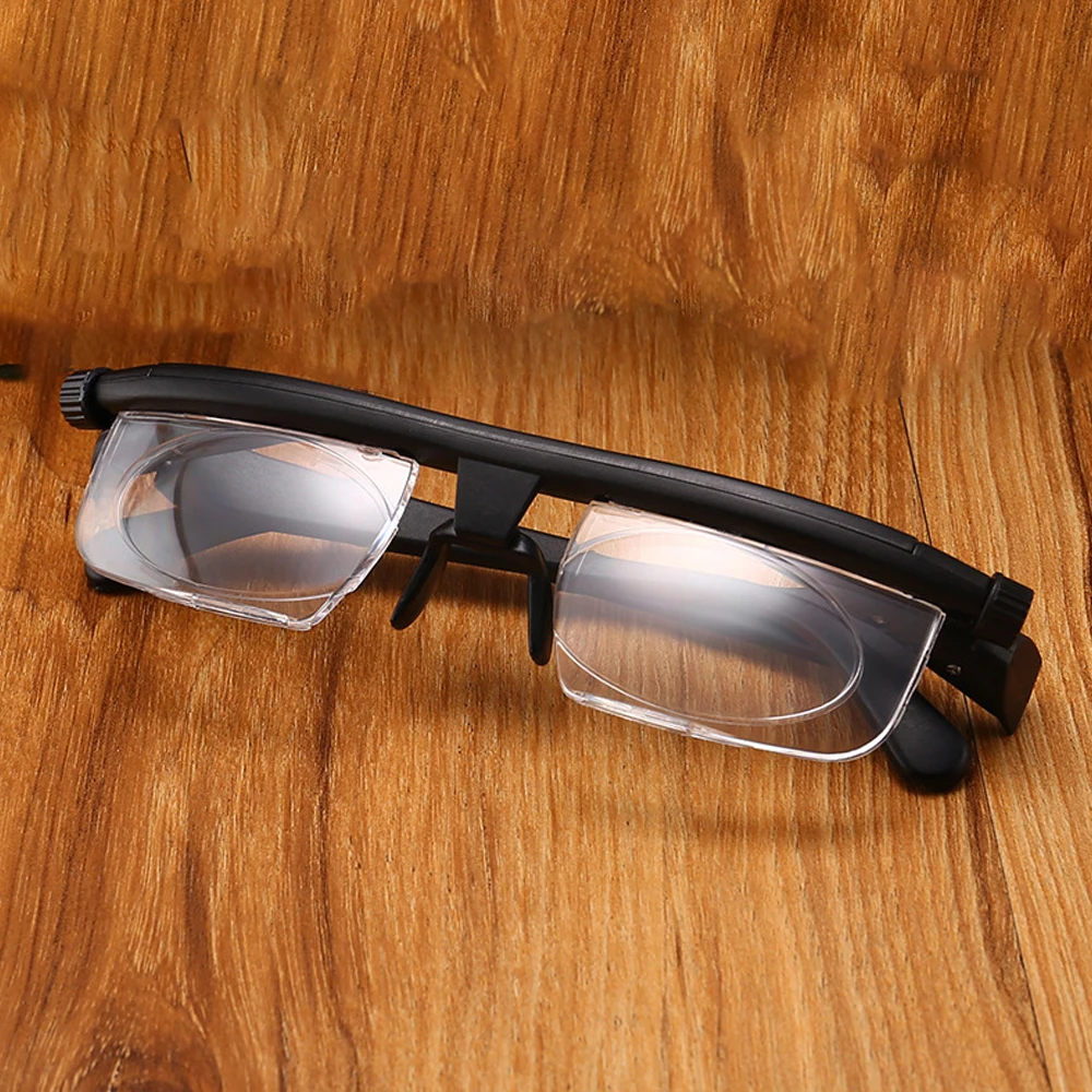 Adjustable Glasses Myopia Reading Glasses Nearsighted Lenses Computer Driving Variable Focal