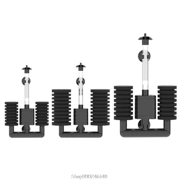 

Practical Aquarium Submersible Filter Pump Double Biochemical Sponge Fish Tank Air Pump Skimmer Equipment for Water Cir O13 20