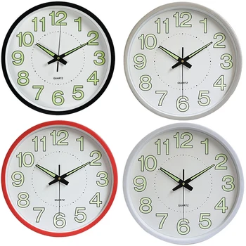 

Timelike Luminous Wall Clocks New Circular Quartz Clocks Home Decor Bedroom Decor Glowing In The Dark