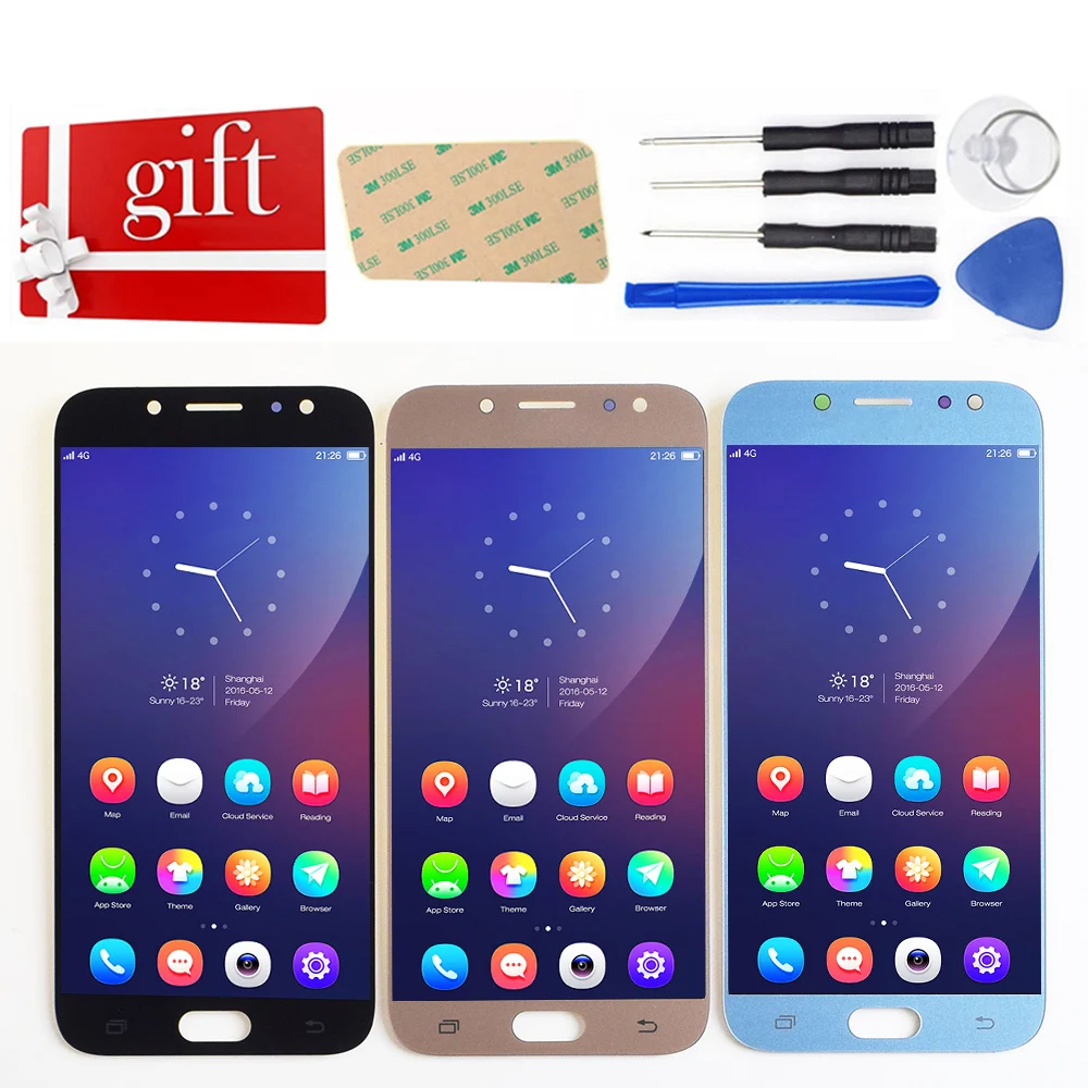 

For Samsung Galaxy J7 Pro 2017 J730 SM-J730F J730FM/DS J730F/DS J730GM/DS LCD Display + Touch Screen Digitizer glass Assembly