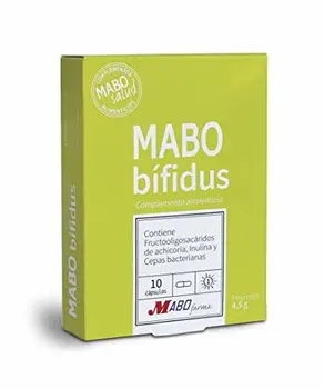 

MABObífidus 15 Cepas Probióticos y Prebióticos para Flora Intestinal y Sistema Inmunológico 10 cápsulas