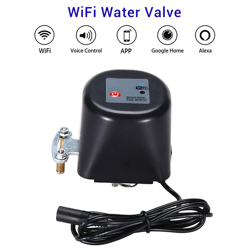 

Smart Water Valve Wifi Control Water/Gas Shut Off Valve APP Remote Timing Controler Automatic Valve for Kitchen Garden Farm I88