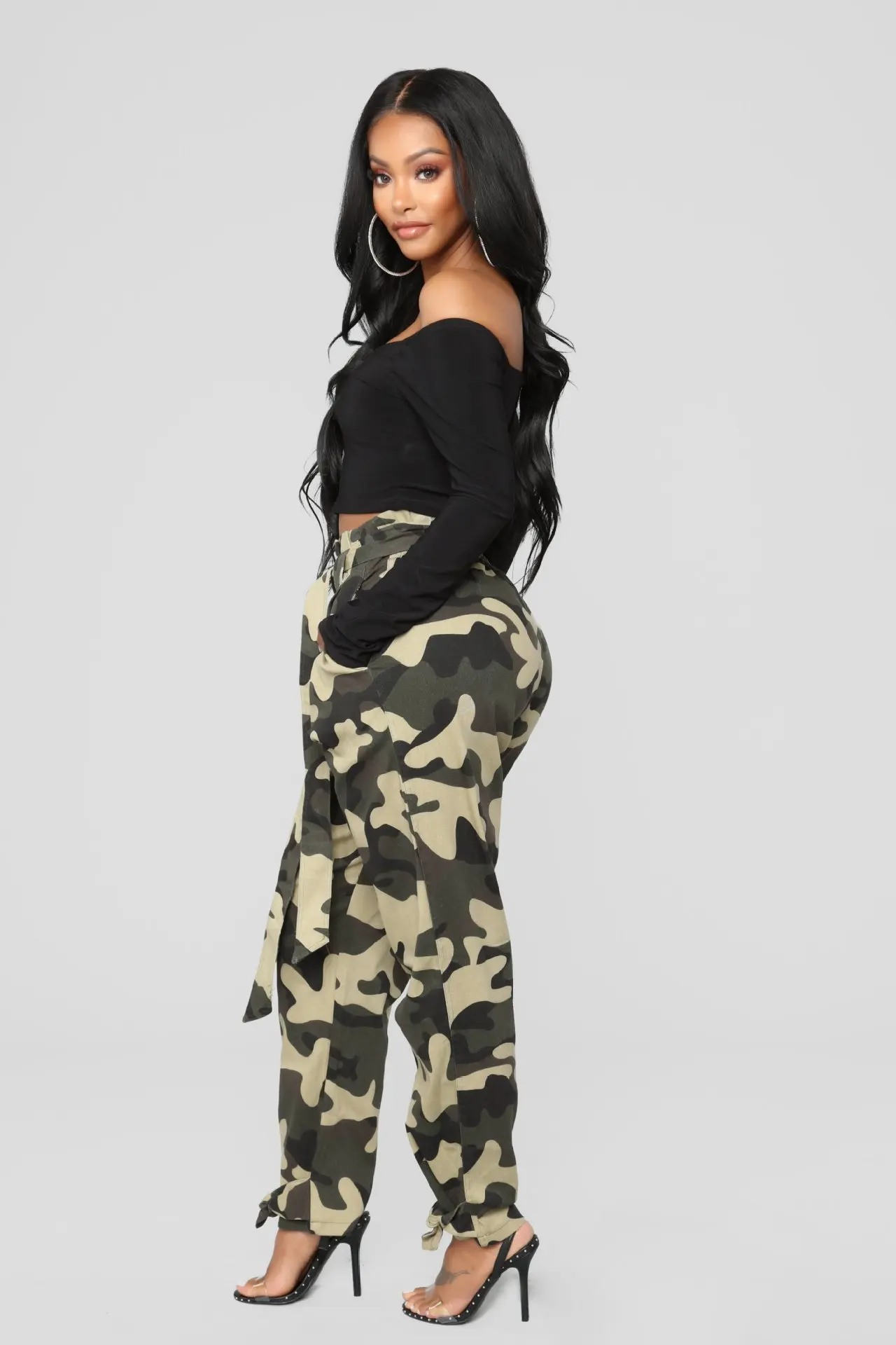 Calças de Carga Nova Moda Camuflagem Impressão Legins Legging Casual Elastics Traf 2021 6 Nova moda 2021 camuflagem impressão camuflagem legins