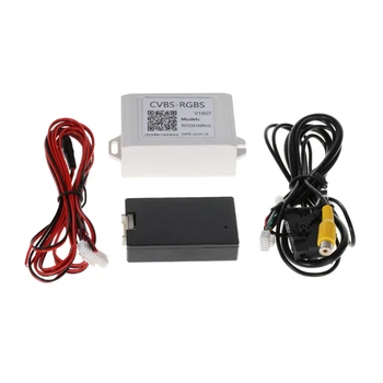 

Car Backup Camera Rearview RGB To AV Converter Adapter E7CA