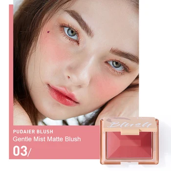 

Soft Mist Matte Face Blusher Powder Makeup Cheek Blusher Powder Delicate Smooth Complexion Matte Fine Shimmer Rouge Blush TSLM2