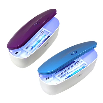 

OMYSKY Sterilizer For Manicure Instruments Disinfection Esterilizador Manicure Uv Led Nail Tools Nail Tweezers Disinfector Box