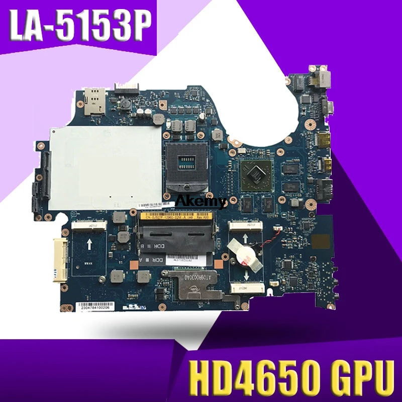 

NOKOTION NAT01 LA-5153P CN-0J507P 0J507P MAIN BOARD For Dell Studio 17 1747 Laptop Motherboard PM55 DDR3 HD4650 GPU
