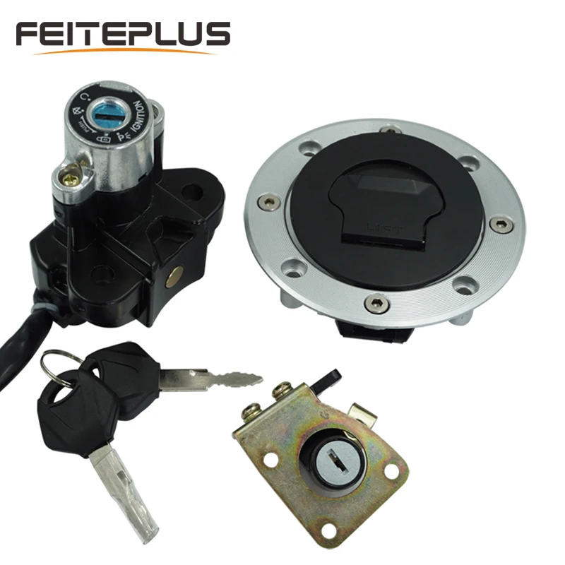 

For Suzuki GSX750 GSXR600 GSXR750 Motorcycle Ignition Keys Switch Assembly Fuel Tank Cover Lock Gas Cap Engine Hook Locking Key