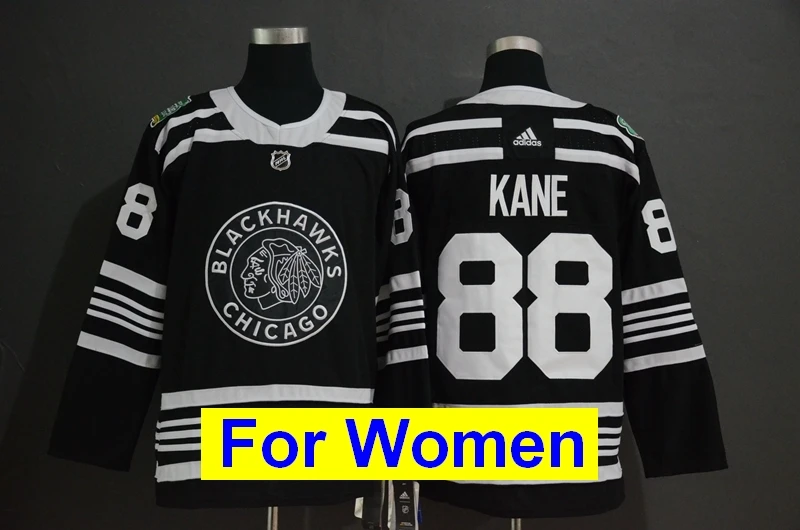 Новинка Все сшитые женские Майки Chicago atrick Kane Jonathan Toews Duncan Keith Corey Crawford - Цвет: Фиолетовый